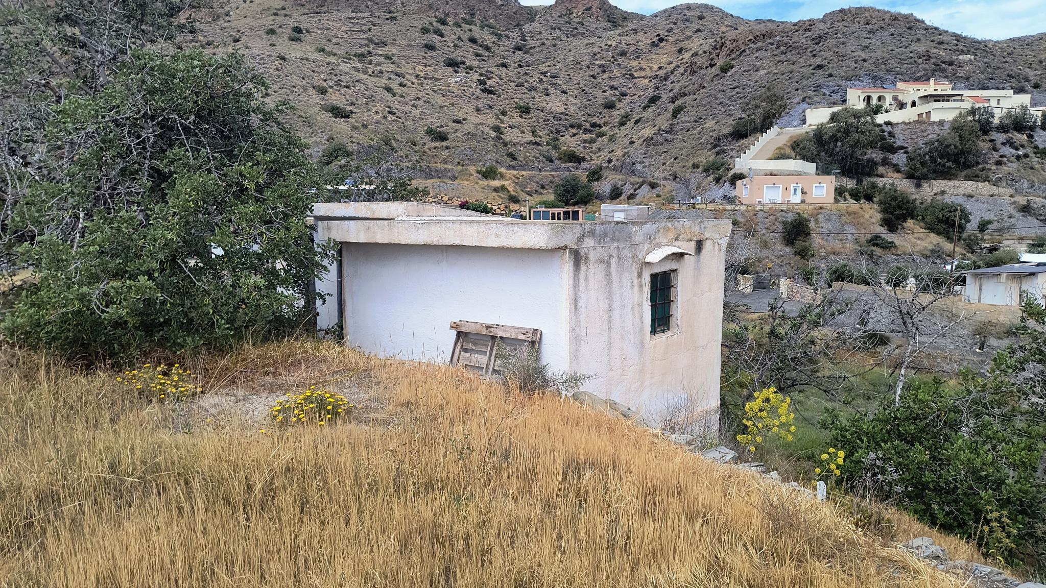 4 m2198-Cortijo with sea views in Las Marinas, Mojacar.